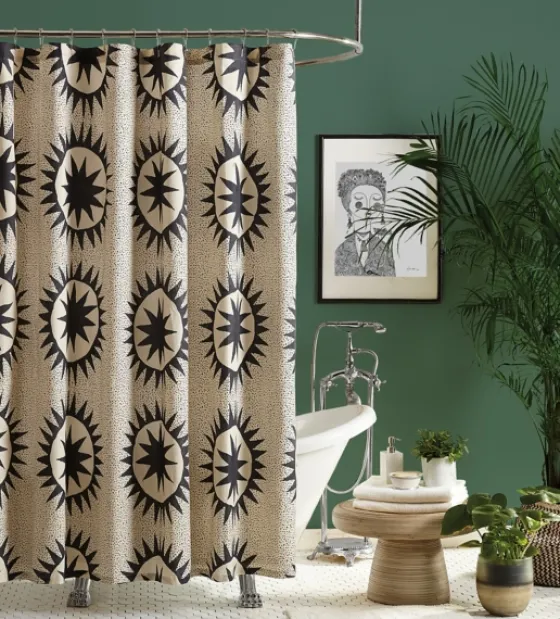 Justina Blakeney Soleil Shower Curtain-Kirkland's Home Flash Sale