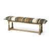 Jute Striped Natural Wood Bench-Kirkland's Home Best Sale