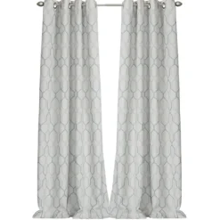 Kale Interlocked Single Curtain Panel, 84 In.-Kirkland's Home Store