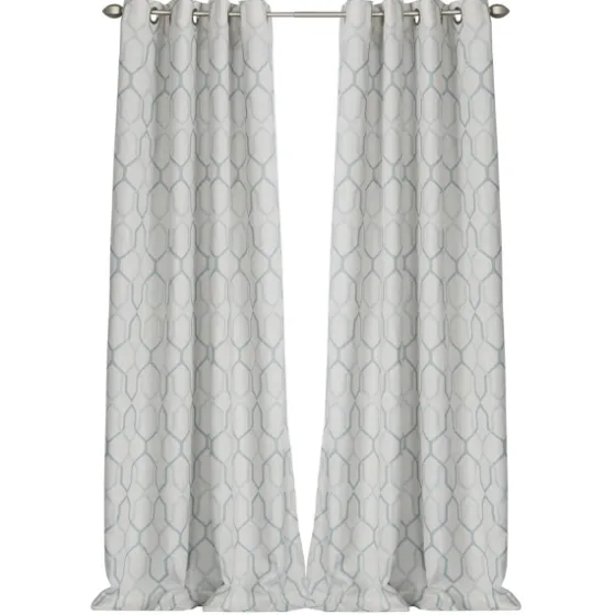 Kale Interlocked Single Curtain Panel, 84 In.-Kirkland's Home Store