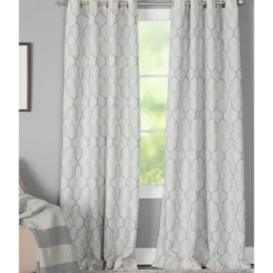 Kale Interlocked Single Curtain Panel, 84 In.-Kirkland's Home Store
