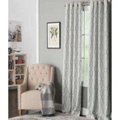 Kale Interlocked Single Curtain Panel, 84 In.-Kirkland's Home Store