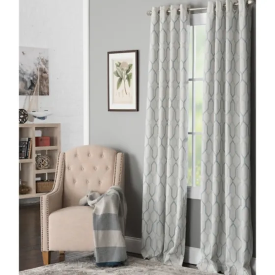 Kale Interlocked Single Curtain Panel, 84 In.-Kirkland's Home Store
