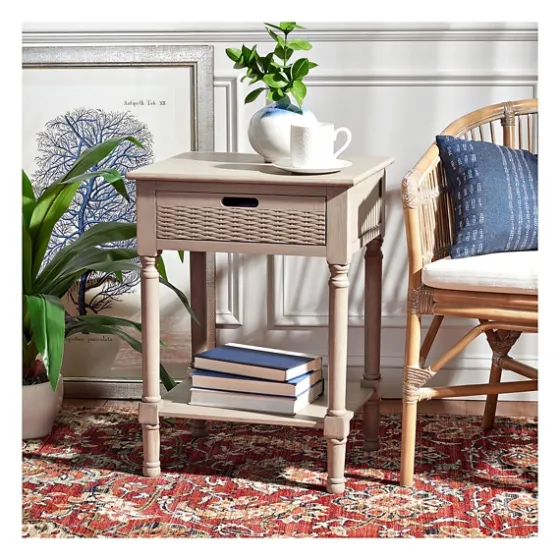 Karson Carved Turned Legs Accent Table-Kirkland's Home Outlet