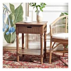 Karson Carved Turned Legs Accent Table-Kirkland's Home Cheap
