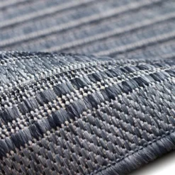 Kaya Navy Gradient Indoor/Outdoor Area Rug, 6X9-Kirkland's Home Sale