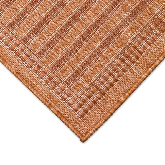 Kaya Rust Gradient Indoor/Outdoor Area Rug, 4X7-Kirkland's Home Outlet
