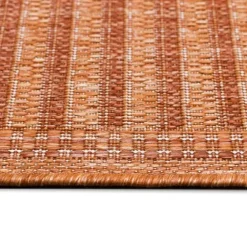Kaya Rust Gradient Indoor/Outdoor Area Rug, 6X9-Kirkland's Home New