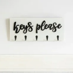 Keys Please Wooden Hooks-Kirkland's Home New
