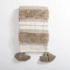 Khaki Montauk Cotton Tufted Throw-Kirkland's Home Hot