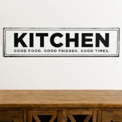 Kitchen Good Food Good Friends Good Times Plaque-Kirkland's Home Store