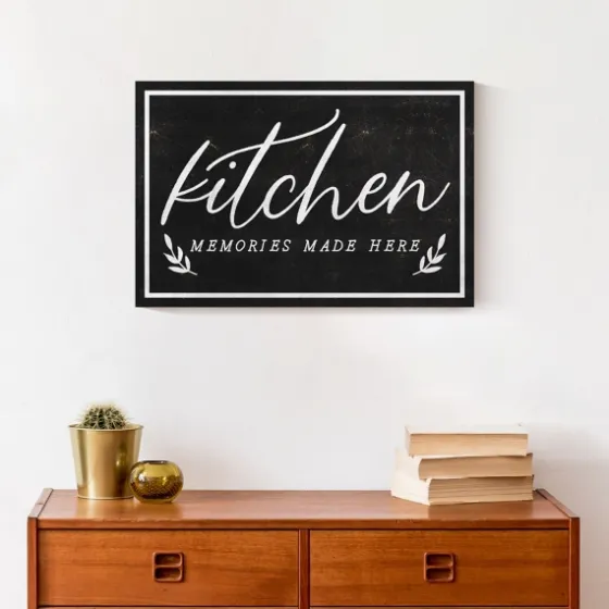 Kitchen Memories Canvas Wall Plaque-Kirkland's Home Store