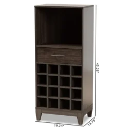 Kitredge Dark Wine Cabinet-Kirkland's Home New