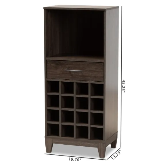 Kitredge Dark Wine Cabinet-Kirkland's Home New