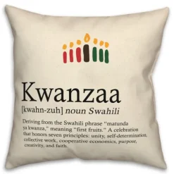 Kwanzaa Definition Decorative Throw Pillow-Kirkland's Home Best