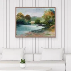Lacu Ii Framed Canvas Art Print-Kirkland's Home Clearance