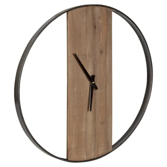 Ladd Natural Wood Wall Clock-Kirkland's Home Online