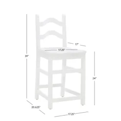 Ladder Back Counter Stools, Set Of 2-Kirkland's Home Fashion