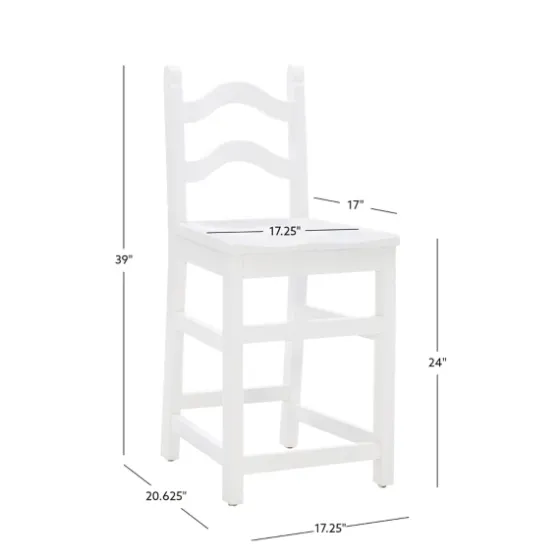Ladder Back Counter Stools, Set Of 2-Kirkland's Home Fashion