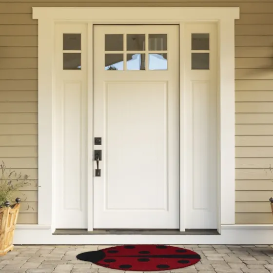 Ladybug Shaped Doormat-Kirkland's Home Cheap