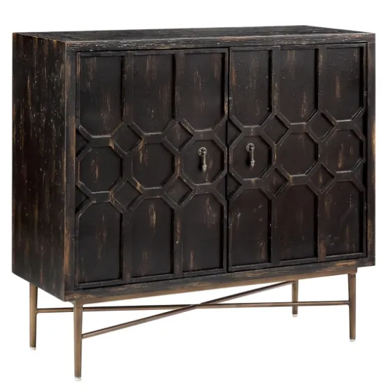Laini Distressed Modern Carved Cabinet-Kirkland's Home Cheap