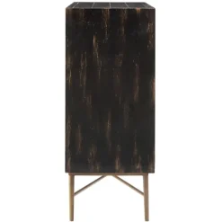 Laini Distressed Modern Carved Cabinet-Kirkland's Home Cheap