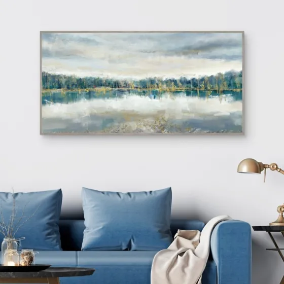 Lakeside Luxe Framed Canvas Art Print-Kirkland's Home Sale