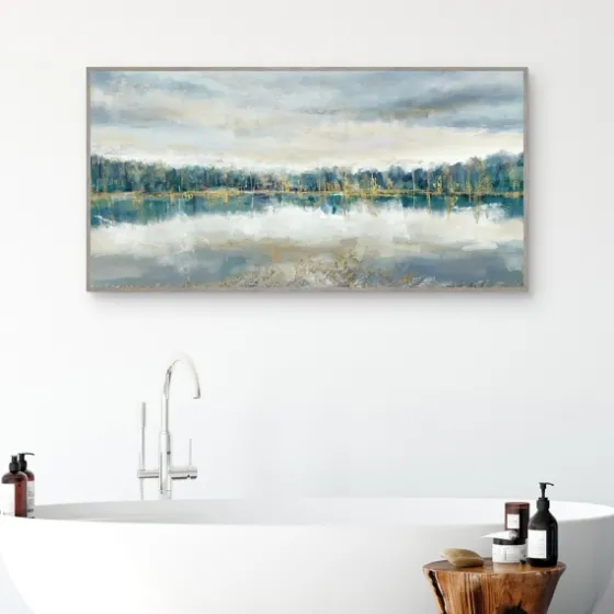Lakeside Luxe Framed Canvas Art Print-Kirkland's Home Sale