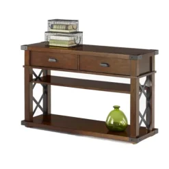 Lambert Double X Frame Console Table-Kirkland's Home Shop