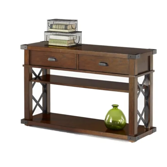 Lambert Double X Frame Console Table-Kirkland's Home Shop