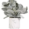 Lamb'S Ear Arrangement In Marbled Planter-Kirkland's Home Best