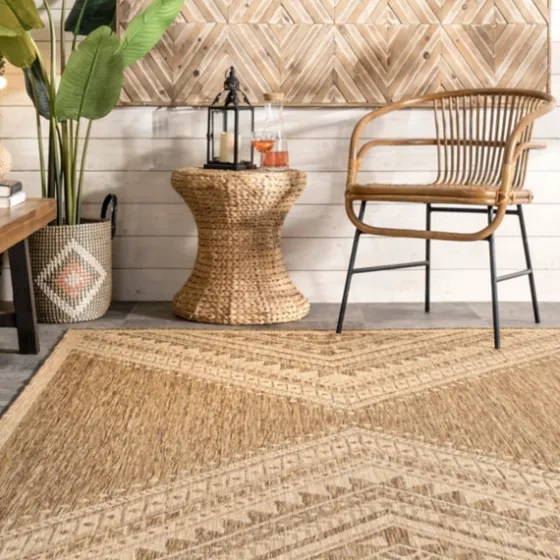 Landy Aztec Outdoor Rug, 5X8-Kirkland's Home Clearance
