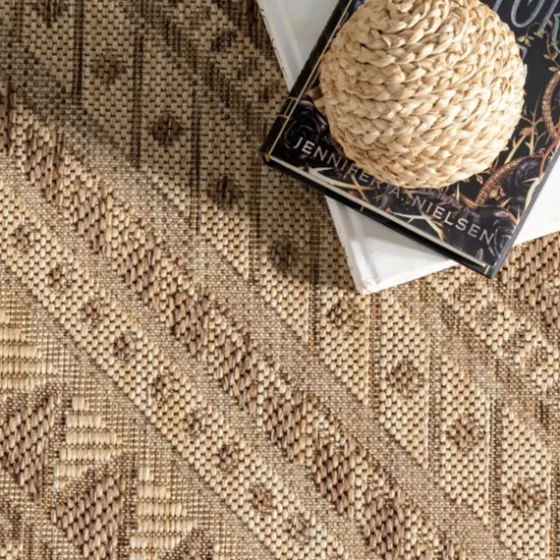 Landy Aztec Outdoor Rug, 5X8-Kirkland's Home Clearance