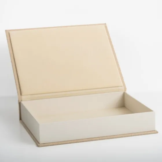 Large Beige Linen Book Box-Kirkland's Home Cheap