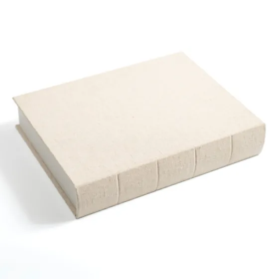 Large Beige Linen Book Box-Kirkland's Home Cheap