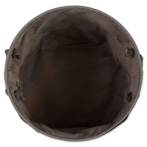Large Black Paw Patch Stripe Round Pet Basket-Kirkland's Home Clearance