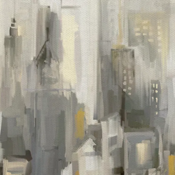Large City Lights Canvas Art Print-Kirkland's Home Clearance