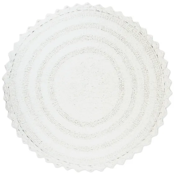 Large Crochet Round Bath Mat-Kirkland's Home Shop