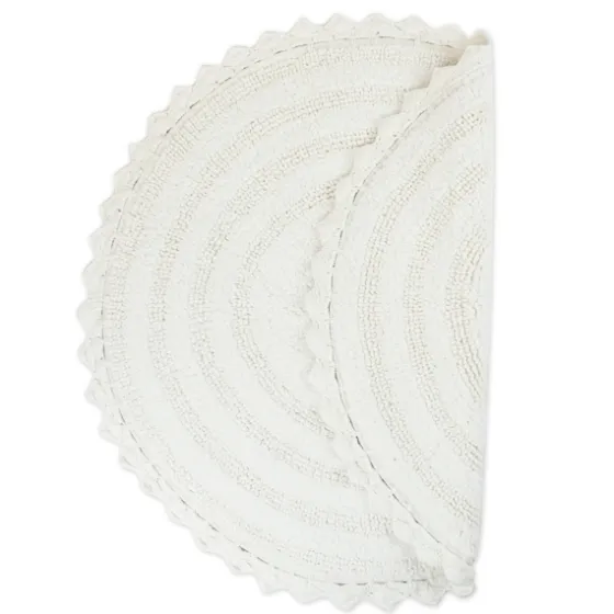 Large Crochet Round Bath Mat-Kirkland's Home Shop