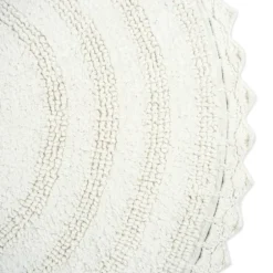Large Crochet Round Bath Mat-Kirkland's Home Shop