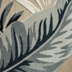 Large Print Tropical Leaf Outdoor Area Rug, 5X7-Kirkland's Home Shop