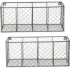 Large Wall Hanging Chicken Wire Baskets, Set Of 2-Kirkland's Home Discount