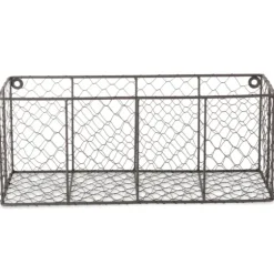 Large Wall Hanging Chicken Wire Baskets, Set Of 2-Kirkland's Home Discount