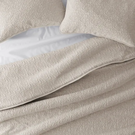 Latte Floral Stitch 3-Pc. Queen Quilt Set-Kirkland's Home Best Sale