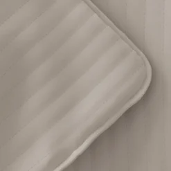 Latte Stitched Stripes 2-Pc. Twin Quilt Set-Kirkland's Home Best