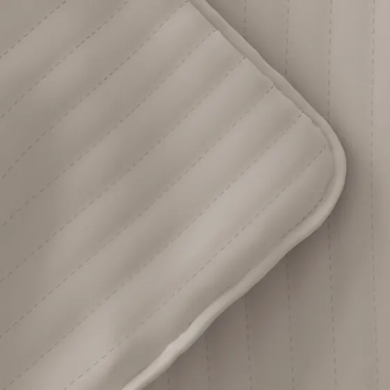Latte Stitched Stripes 2-Pc. Twin Quilt Set-Kirkland's Home Best