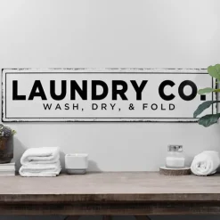 Laundry Co. Metal Wall Plaque-Kirkland's Home Hot