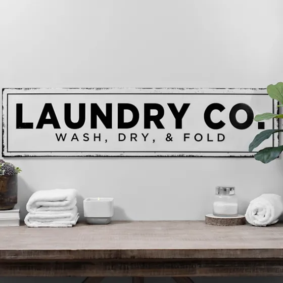 Laundry Co. Metal Wall Plaque-Kirkland's Home Hot