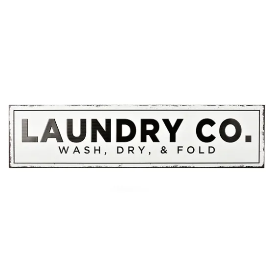 Laundry Co. Metal Wall Plaque-Kirkland's Home Hot
