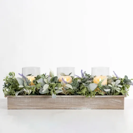 Lavender And Lambs Ear Centerpiece-Kirkland's Home Online